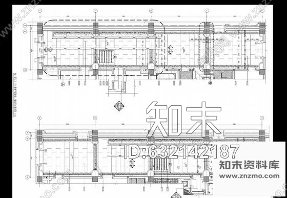 施工图无锡名企设计著名景点梵宫室内装修全套施工图含完整设计方案和实景图推荐！施工图下载【ID:632142187】