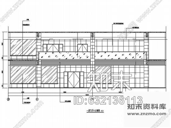 施工图北京现代简约图文综合楼室内设计CAD装饰施工图cad施工图下载【ID:632136113】