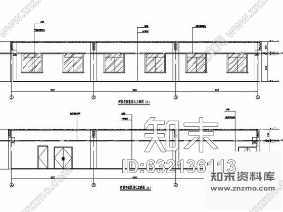 施工图北京现代简约图文综合楼室内设计CAD装饰施工图cad施工图下载【ID:632136113】