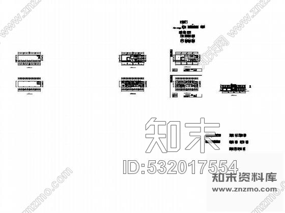 紫艺茶馆装修图cad施工图下载【ID:532017554】