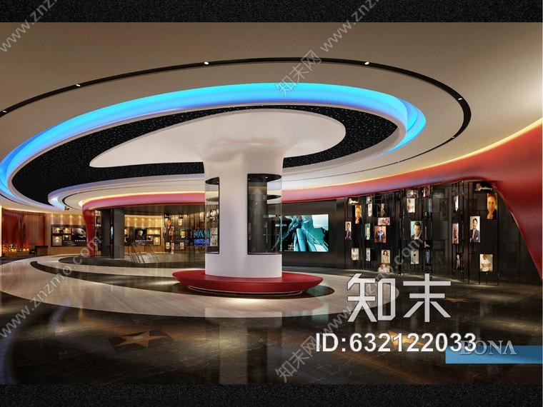 南昌BONA博纳国际影城南昌铜锣湾店室内设计方案+装修施工图+水暖电施工图cad施工图下载【ID:632122033】
