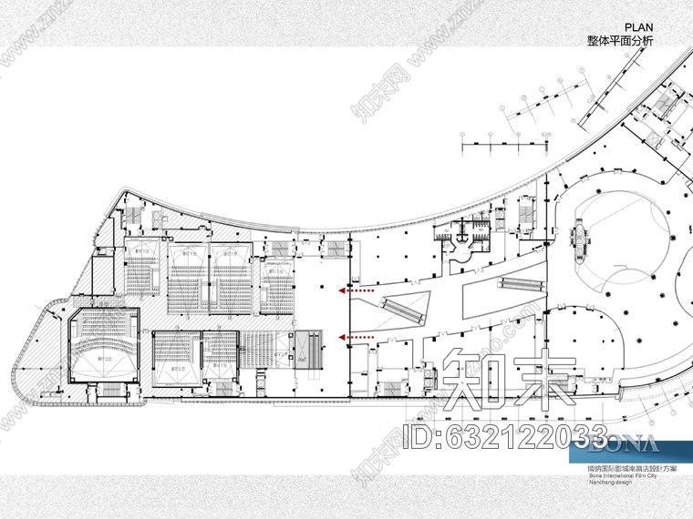 南昌BONA博纳国际影城南昌铜锣湾店室内设计方案+装修施工图+水暖电施工图cad施工图下载【ID:632122033】