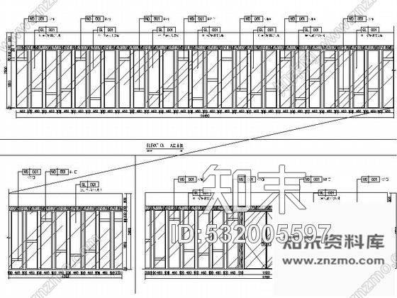 施工图北京高档现代麻辣香锅餐厅装修施工图cad施工图下载【ID:532005597】