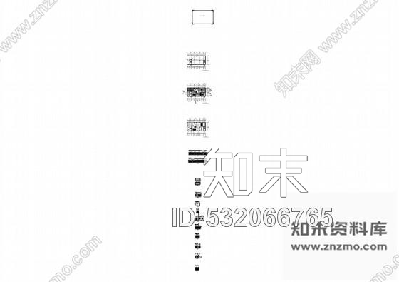 施工图四川徽派风格售楼部室内装修施工图cad施工图下载【ID:532066765】