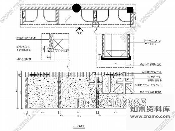 施工图赣州时尚卫浴终端展厅施工图含效果图cad施工图下载【ID:532106985】