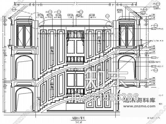 施工图杭州某森林公园欧式双层别墅室内装饰竣工图含效果cad施工图下载【ID:531986386】