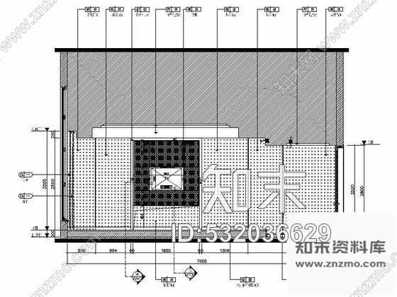 施工图重庆高档四星级酒店双人包间装修图cad施工图下载【ID:532036629】