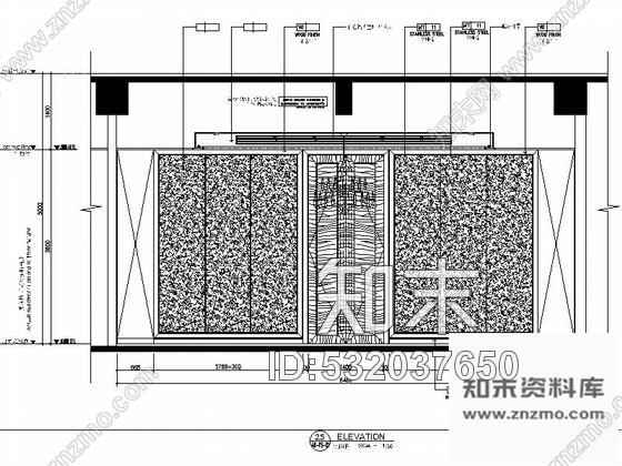 施工图广东某豪华商务酒店总统套房室内装修施工图cad施工图下载【ID:532037650】