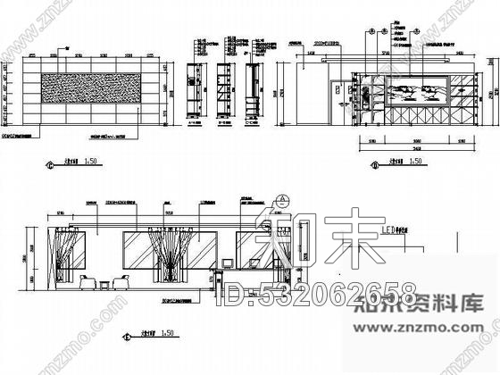 施工图北京某连锁快捷酒店装饰设计cad施工图下载【ID:532062658】