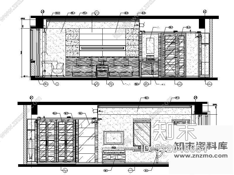 施工图北京五星级酒店GM总经理套房图cad施工图下载【ID:532048654】