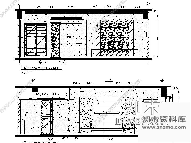 施工图北京五星级酒店GM总经理套房图cad施工图下载【ID:532048654】