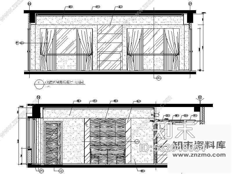 施工图北京五星级酒店GM总经理套房图cad施工图下载【ID:532048654】