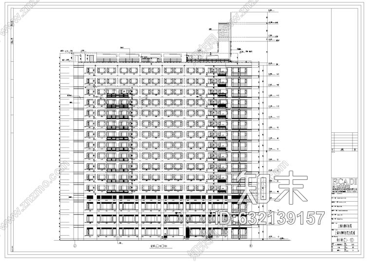 上海市胸科医院室内装修设计施工图102张cad施工图下载【ID:632139157】