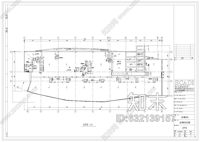 上海市胸科医院室内装修设计施工图102张cad施工图下载【ID:632139157】