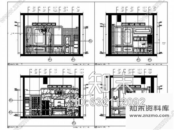 施工图浙江高档商务欧式风格娱乐会所室内装修施工图含效果cad施工图下载【ID:632112092】