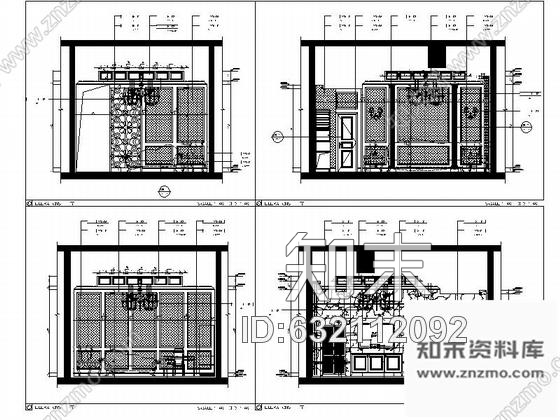 施工图浙江高档商务欧式风格娱乐会所室内装修施工图含效果cad施工图下载【ID:632112092】