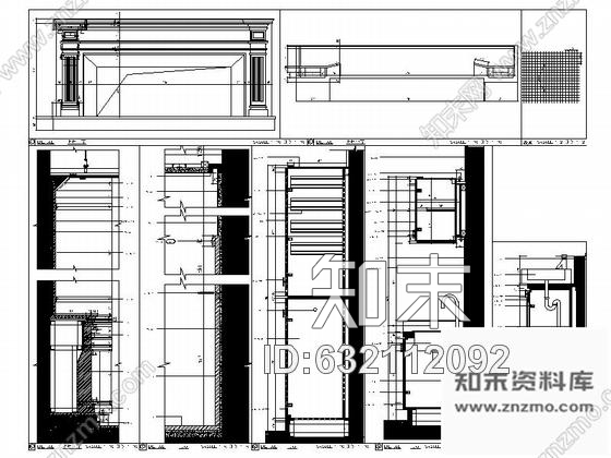 施工图浙江高档商务欧式风格娱乐会所室内装修施工图含效果cad施工图下载【ID:632112092】