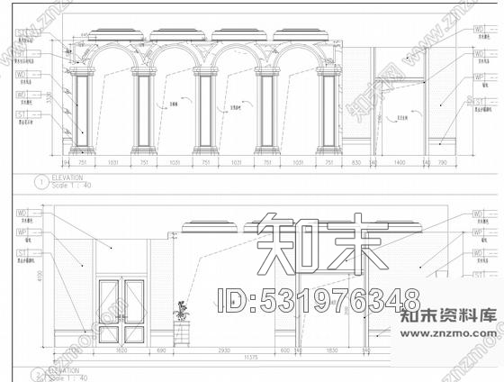 施工图内蒙古知名设计公司设计欧式古典豪宅CAD施工图(含效果图施工图下载【ID:531976348】