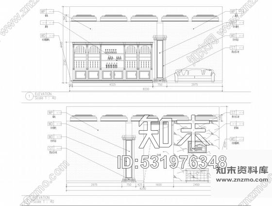 施工图内蒙古知名设计公司设计欧式古典豪宅CAD施工图(含效果图施工图下载【ID:531976348】