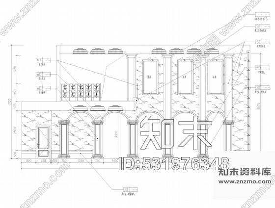 施工图内蒙古知名设计公司设计欧式古典豪宅CAD施工图(含效果图施工图下载【ID:531976348】