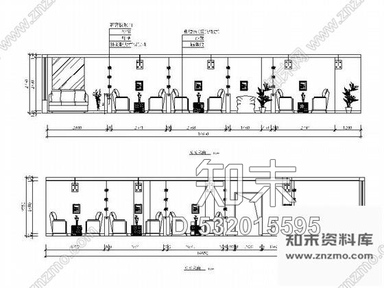 施工图四川遂宁某休闲茶楼室内设计装修图cad施工图下载【ID:532015595】