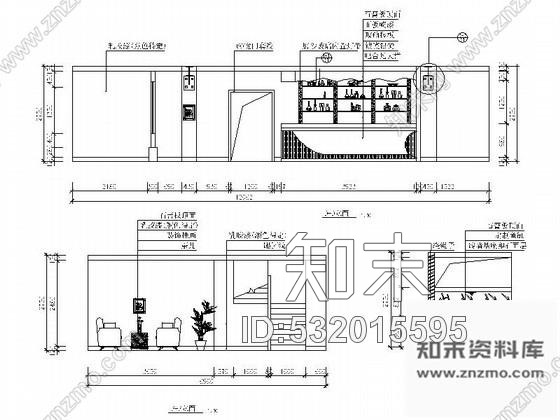 施工图四川遂宁某休闲茶楼室内设计装修图cad施工图下载【ID:532015595】