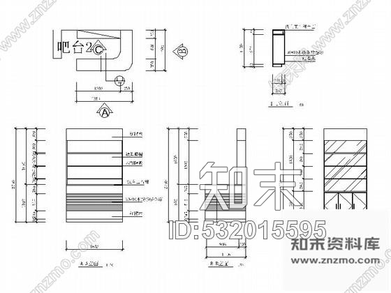 施工图四川遂宁某休闲茶楼室内设计装修图cad施工图下载【ID:532015595】