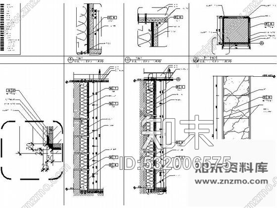 施工图上海时尚酒店全日餐厅室内装修图含效果cad施工图下载【ID:532006575】