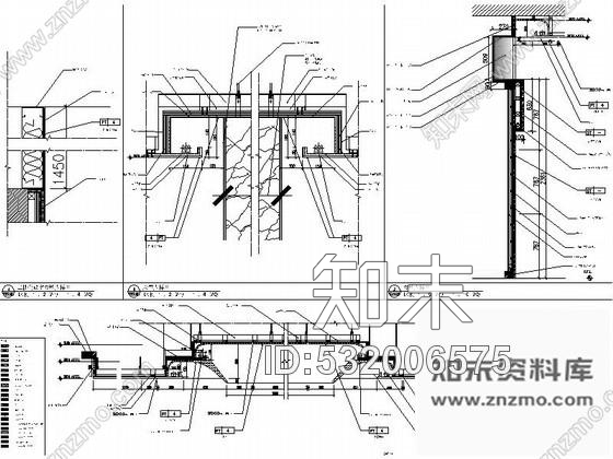 施工图上海时尚酒店全日餐厅室内装修图含效果cad施工图下载【ID:532006575】