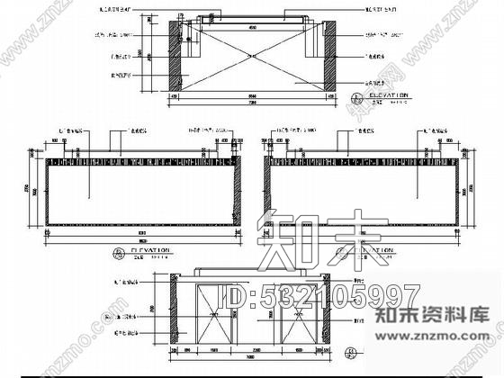 施工图上海开发新区现代陈列馆室内装饰设计施工图cad施工图下载【ID:532105997】