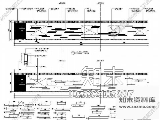 施工图上海开发新区现代陈列馆室内装饰设计施工图cad施工图下载【ID:532105997】