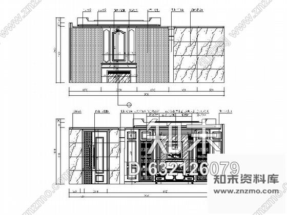 施工图北京高档豪华国际KTV包厢室内设计施工图cad施工图下载【ID:632126079】