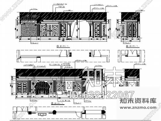 施工图江苏国际知名事务所设计新古典主义风格主题式KTV夜总会施工图含高清效果图cad施工图下载【ID:632122067】