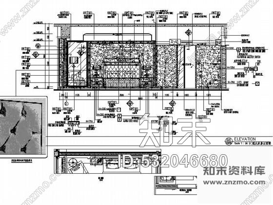 施工图常州温馨客房大床房室内装修图施工图下载【ID:532046680】