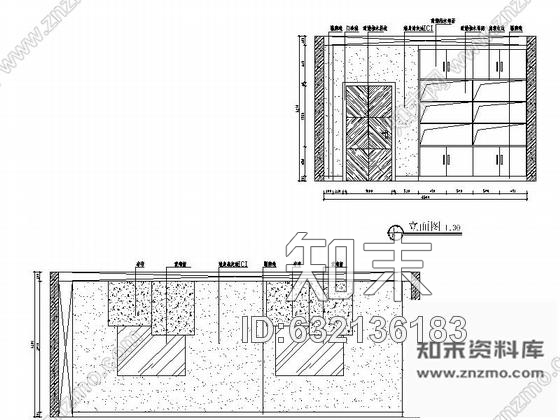 施工图广东综合性门户城市学校现代图书馆CAD装修施工图cad施工图下载【ID:632136183】
