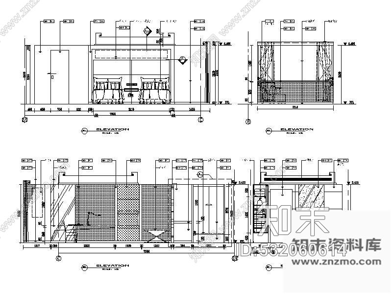 施工图溧阳某国际大酒店装修图(含效果)cad施工图下载【ID:532060614】