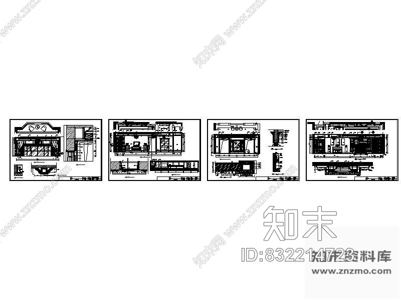 图块/节点欧式客厅详图cad施工图下载【ID:832214723】