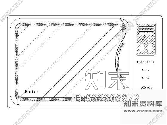 图块/节点常用家电图块集cad施工图下载【ID:832306873】