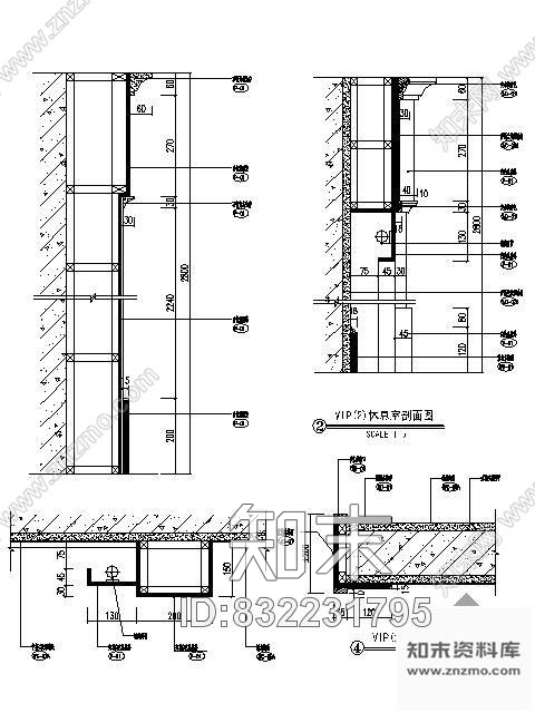 图块/节点桑拿VIP房装修详图cad施工图下载【ID:832231795】