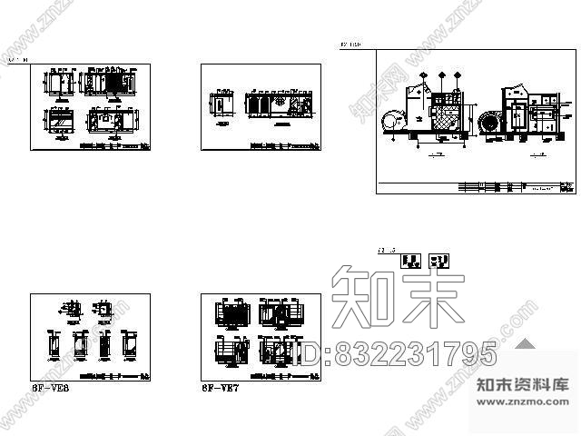 图块/节点桑拿VIP房装修详图cad施工图下载【ID:832231795】