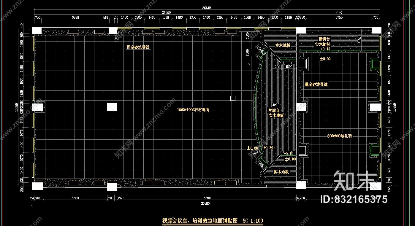 工装CAD施工图丨室内装修方案施工图下载【ID:832165375】