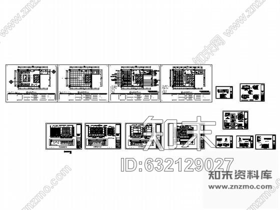 施工图经典KTV包厢室内装修图cad施工图下载【ID:632129027】