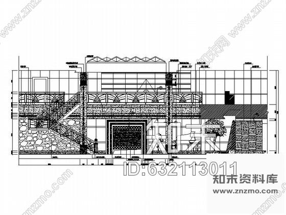 施工图广东经典休闲健身会所室内装修图cad施工图下载【ID:632113011】