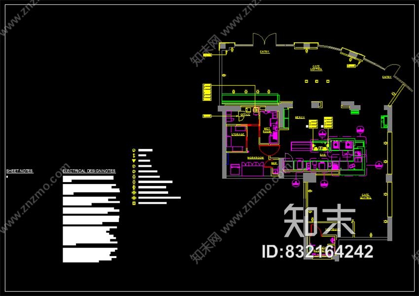 星巴克上海陆家嘴公馆店丨CAD施工图+软装挂画cad施工图下载【ID:832164242】