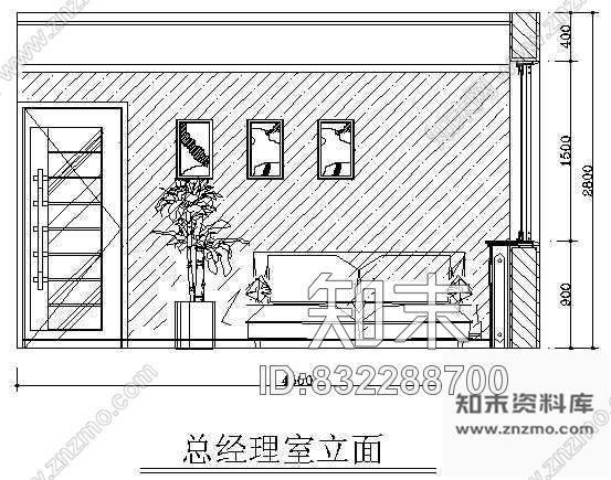 图块/节点办公楼装修布置图cad施工图下载【ID:832288700】