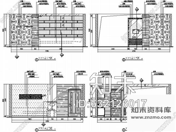 施工图广东某现代KTVVIP包房室内装修施工图cad施工图下载【ID:632126017】