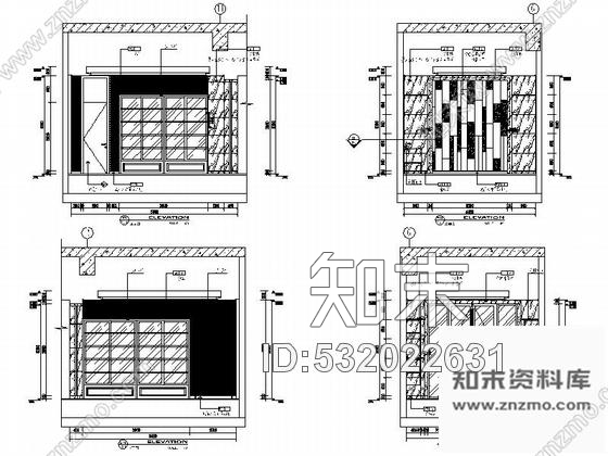 施工图江苏五星级大饭店西餐厅装修设计CAD施工图含效果cad施工图下载【ID:532022631】
