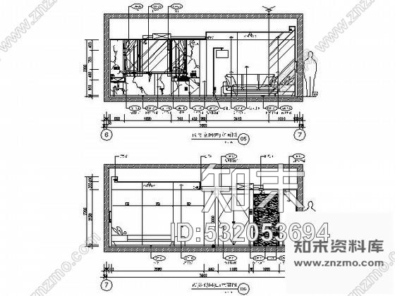 施工图深圳四星级旅游涉外酒店客房部施工图含实景cad施工图下载【ID:532053694】