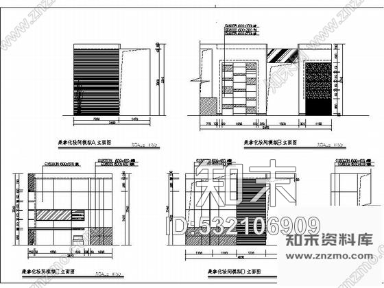 施工图知名瓷砖品牌体验馆展厅设计装修施工图cad施工图下载【ID:532106909】