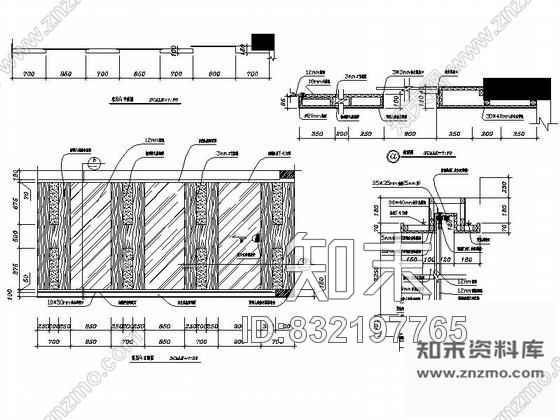 图块/节点客厅装饰墙详图cad施工图下载【ID:832197765】